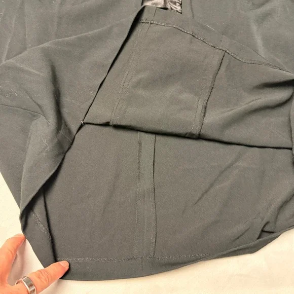 Newport News Black Sleeveless Ruffle Bow Detail Whimsigoth Midi Dress Size 16‎ - Picture 8 of 10